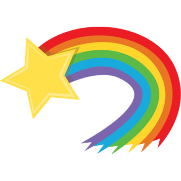 Звезда с радугой