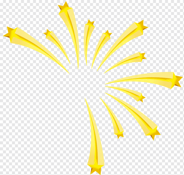 Фейерверк из звездочек