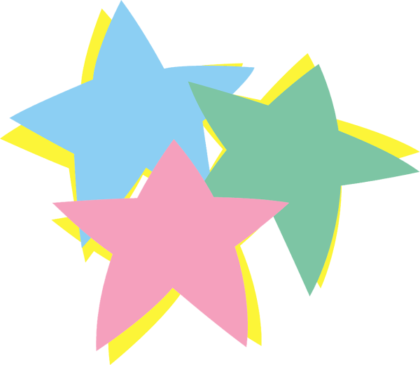 Звездочки мультяшные