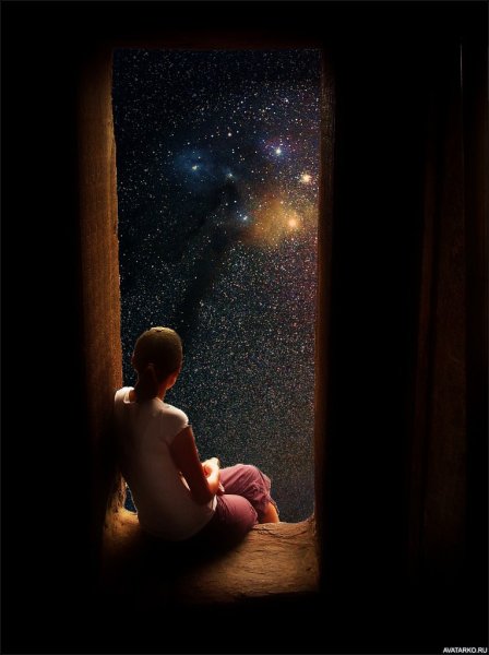 Лунный свет в окне