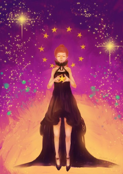 Девушка звезда