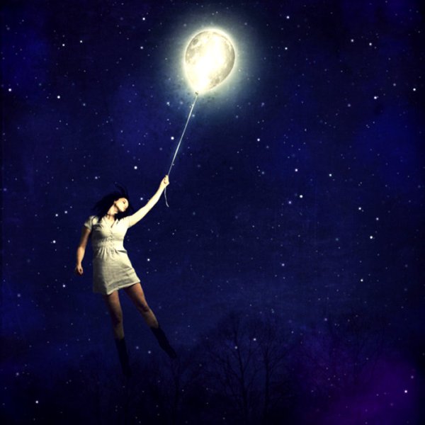 Космос звезды девушка