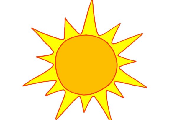 Солнце для вырезания