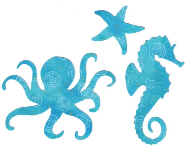 Морской конек мультяшный