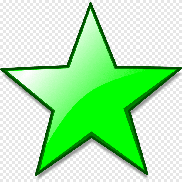 Звездочки зеленого цвета
