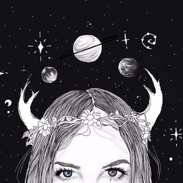 Космическая девушка