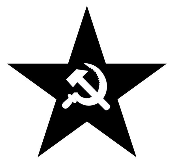 Трафарет звезды на 9 мая