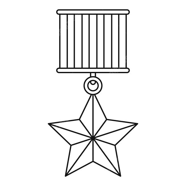 Георгиевская лента черно белая