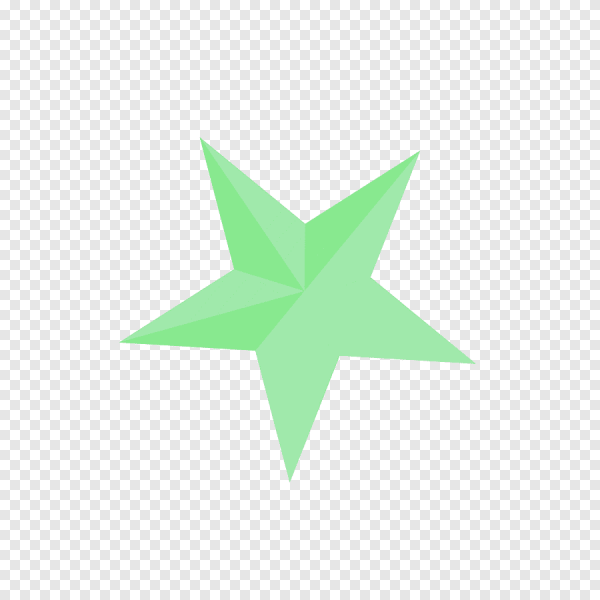 Зеленые звездочки на белом фоне