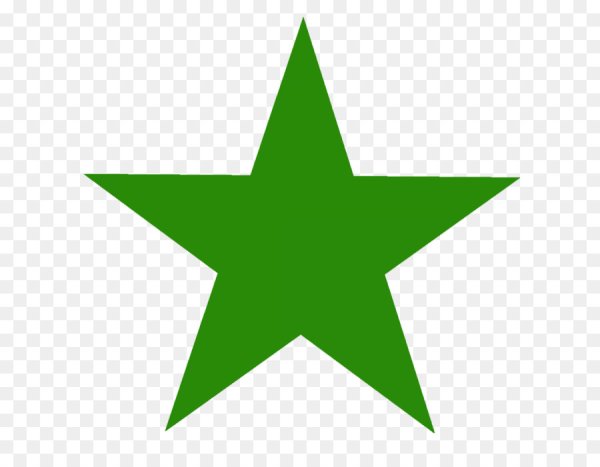 Зеленая звезда для детей