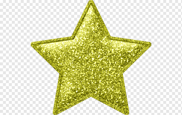 Звезда с блестками
