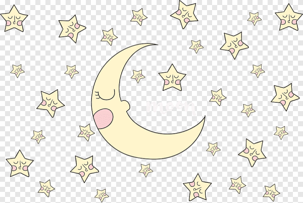 Луна и звезды