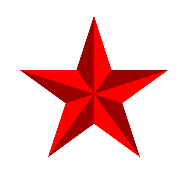 Пятиконечная звезда вектор