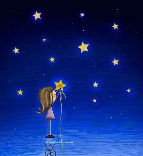 Девушка среди звезд