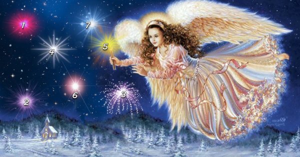 Рождественский ангел живопись