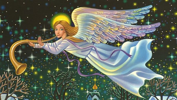 Рисунок в виде ангела