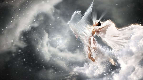 Вифлеемская звезда и ангел Рождество