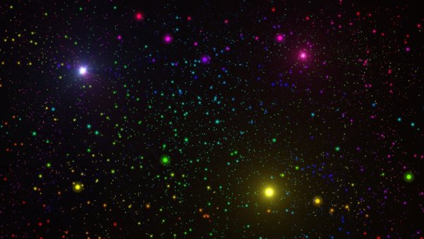 Звезды на темном фоне