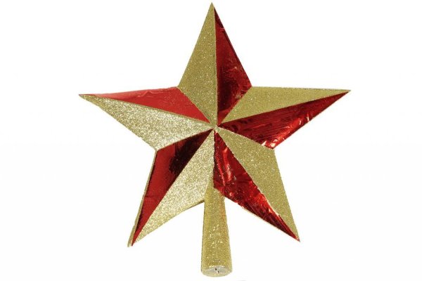 Красная звезда на елку