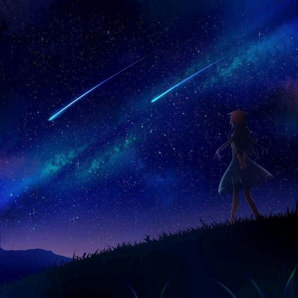 Звездное небо аниме