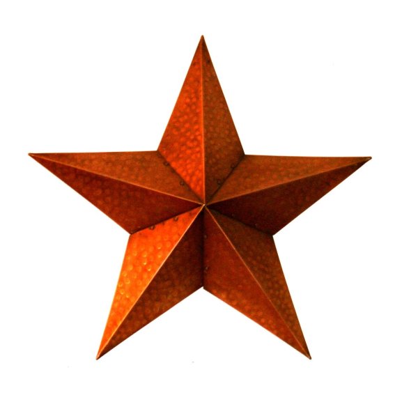 Объемная звезда на белом фоне