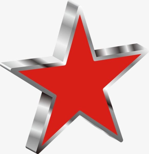 Звезда с российским флагом