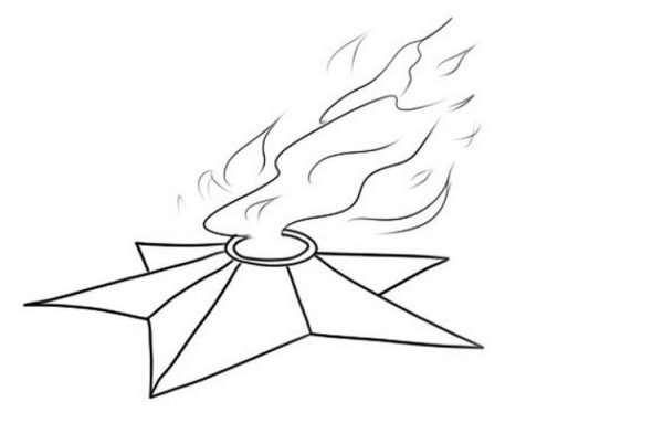 Как пошагово сделать оригами, из модулей Вечный огонь на 9 мая, 23 февраля?