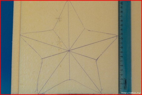 Схема объемной звезды