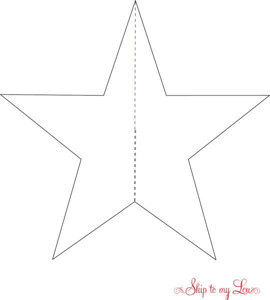 Объемная пятиконечная звезда из бумаги