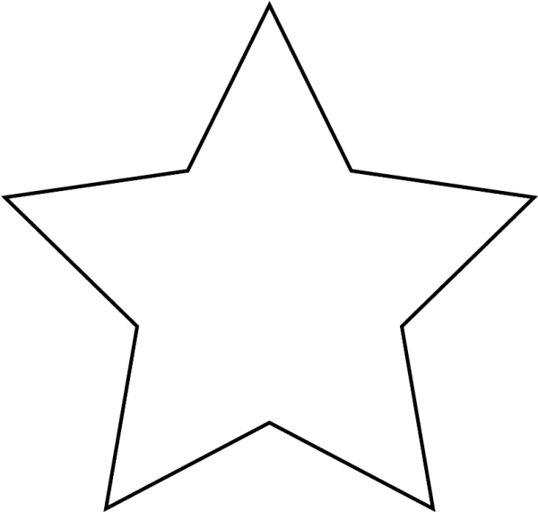 Трафарет звезды
