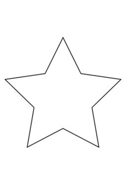 Звездочка шаблон