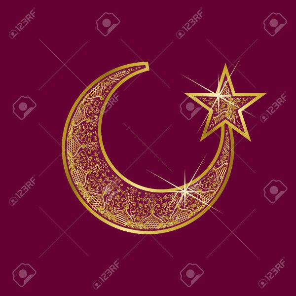 Мечеть полумесяц со звездой