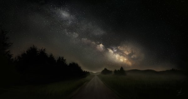 Ергаки ночью