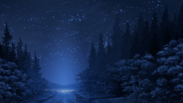 Природа ночью