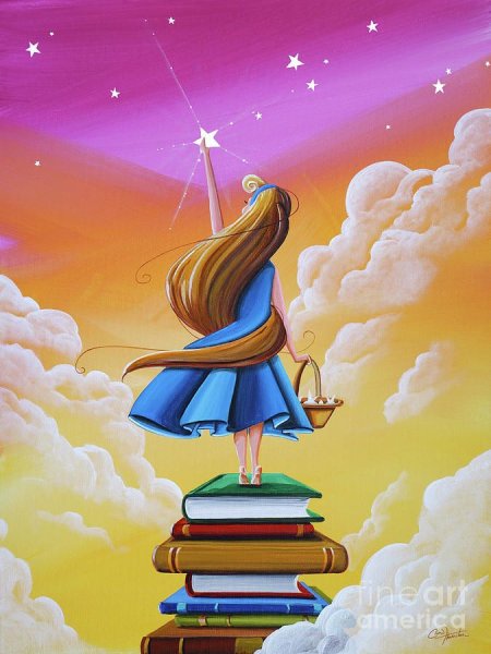 Девушка с волшебной книгой