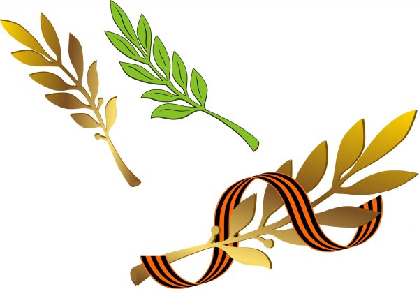 Георгиевская ленточка с орденом Отечественной войны