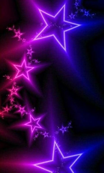 Фиолетовый фон со звездами