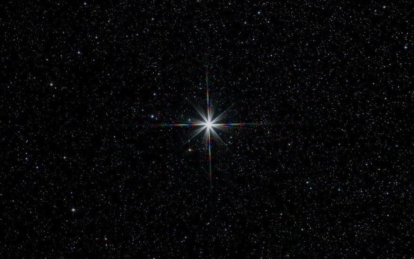Яркая звезда на небе