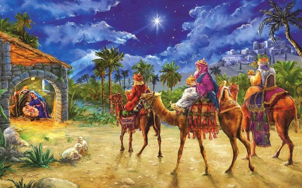 Вифлеемская звезда волхвы живопись