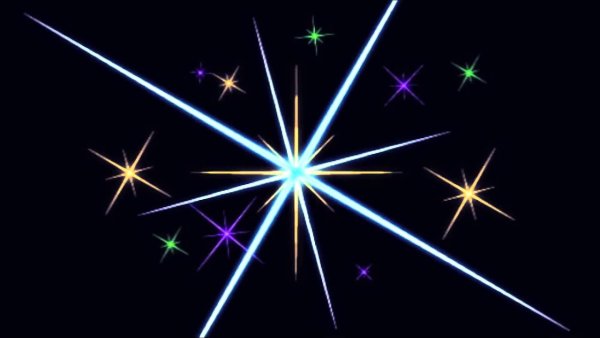 Звездочки цветные