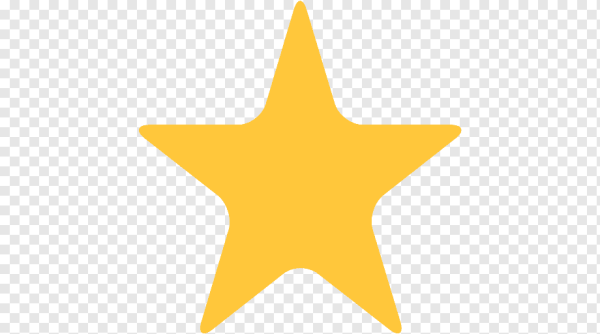 Фигура звезда желтая