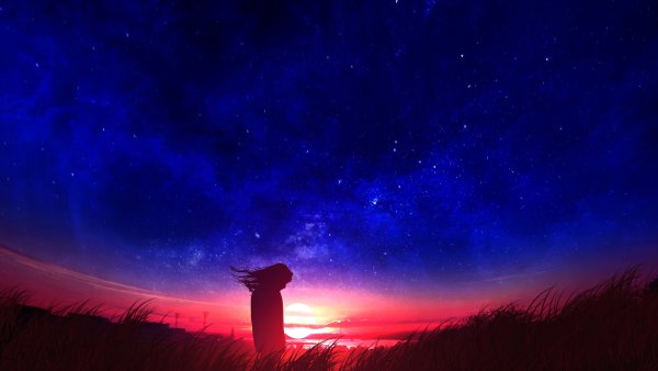 Космос Луна звезды