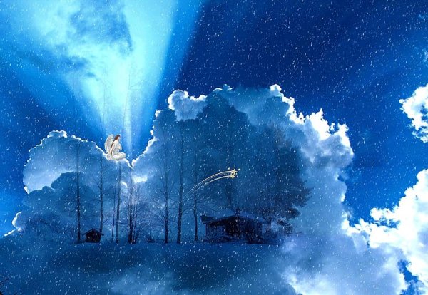 Звездное небо Рождество