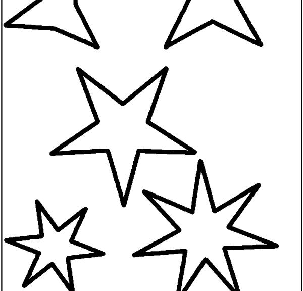 Рождественская звезда раскраска