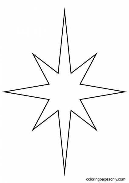 Трафарет звезды