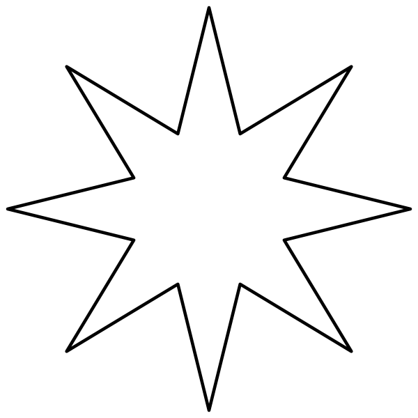 Трафарет Звёздочки