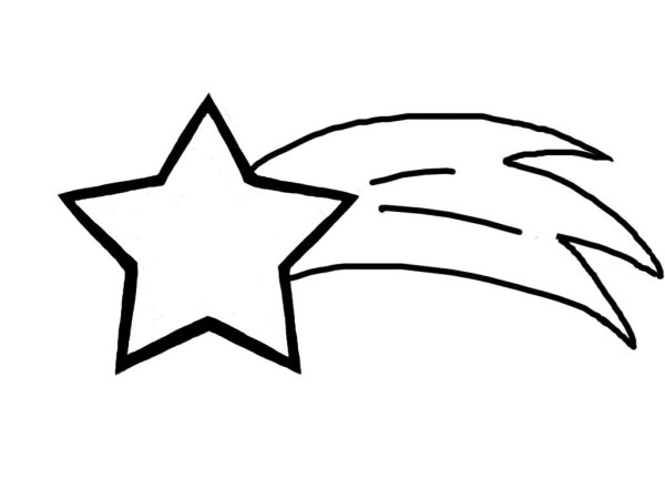 Комета раскраска для детей