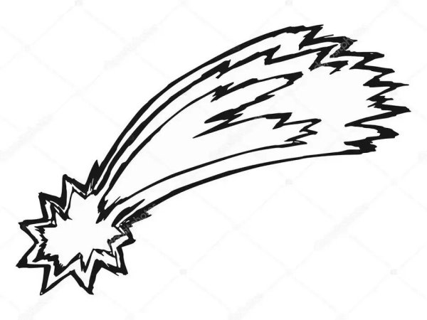 Комета раскраска