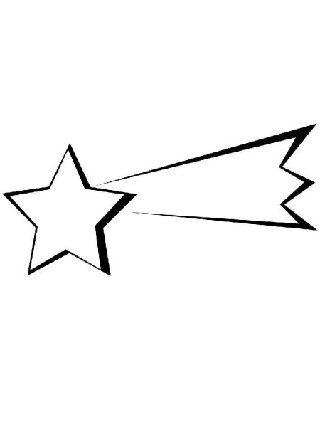 Звезда раскраска