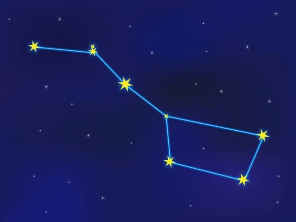 Созвездие Кассиопея на небе